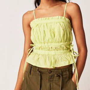 Free People Gabby Tube Top - Lightning Bolt, Size XS (NWOT)